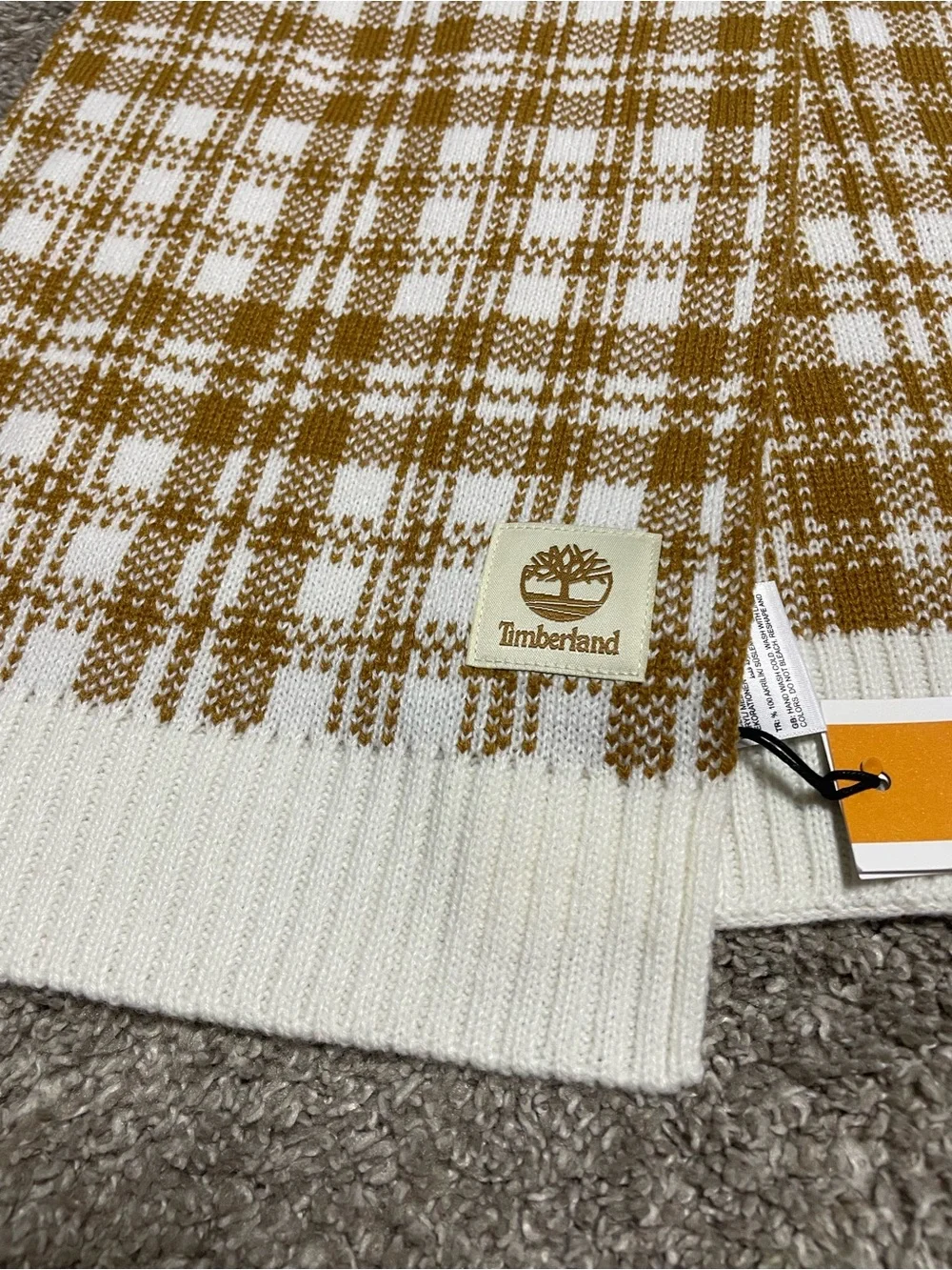 NWT Timberland Plaid Scarf